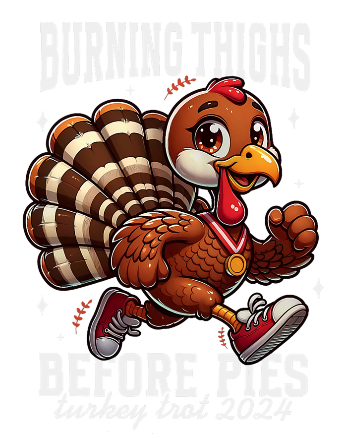 Burning Thighs Before Pies Turkey Trot 2024 Thanksgiving Magnet