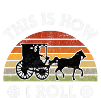 Funny Amish Horse & Buggy This Is How I Roll Lancaster Pa. Tie-Dye T-Shirt