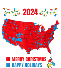 2024 Electoral Map Merry Christmas Trump Landslide Holiday T-Shirt