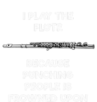 Flute Funny Flute Player Punch Toddler Long Sleeve Shirt