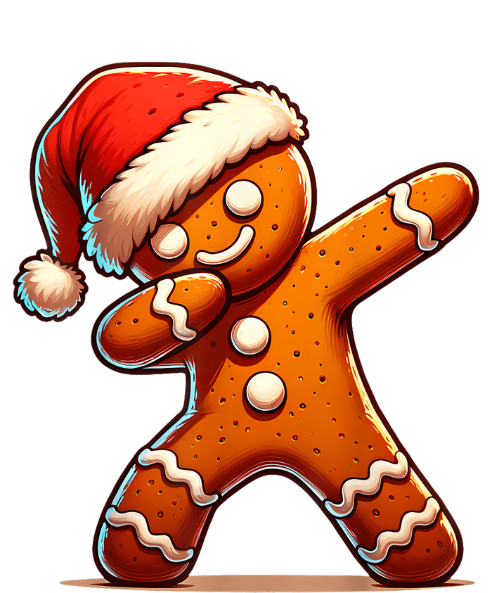 Christmas Gingerbread Man Dabbing Boy Santa Xmas Funny T-Shirt