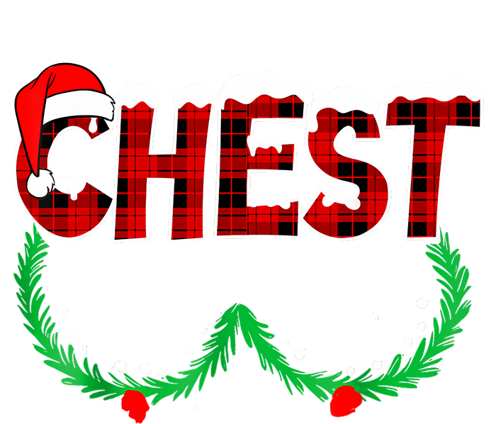 Chest Nuts Matching Chestnuts Funny Christmas Couples Chest T-Shirt