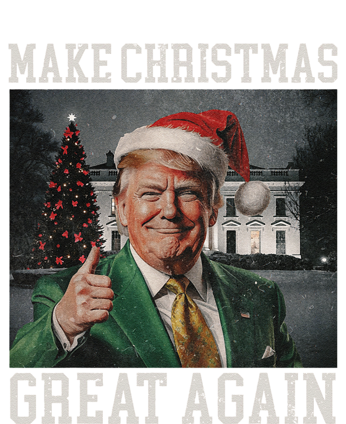 Make Christmas Great Again Funny Santa Trump 2024 Xmas T-Shirt