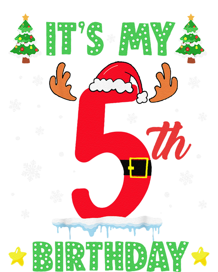 Merry Christmas ItS My 5th Birthday Xmas T-Shirt