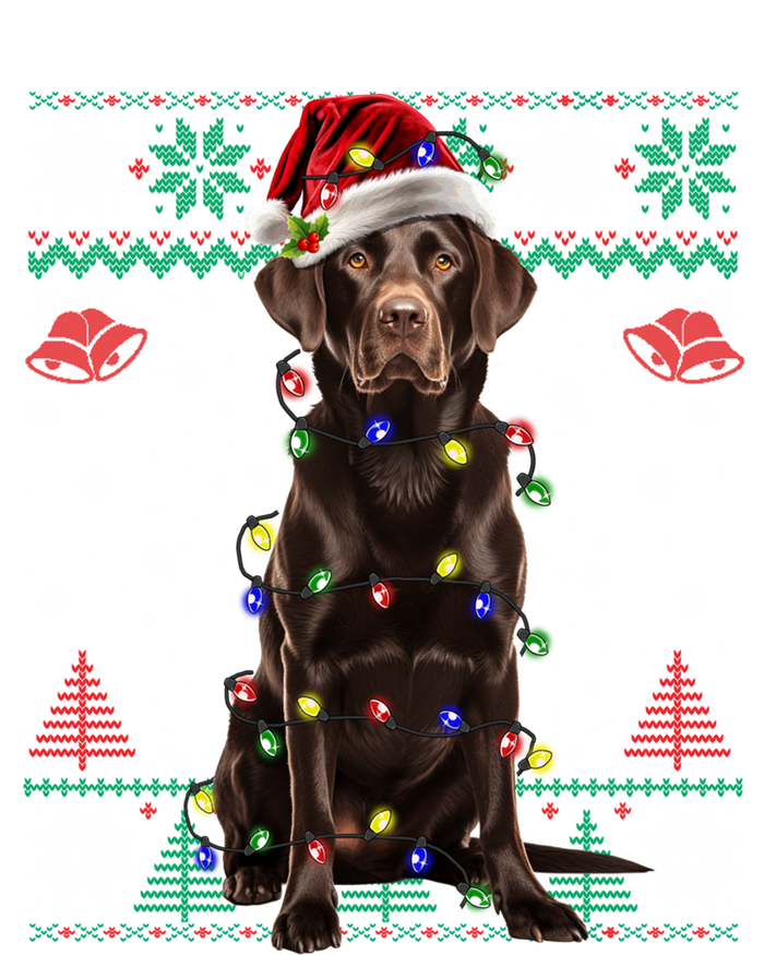 Chocolate Labrador Christmas Santa Ugly Lab Dog Love Great Gift T-Shirt