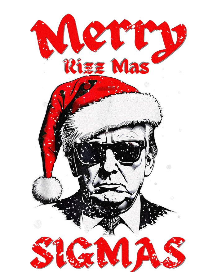 Merry Rizz Mas Sigmas Funny Gen Alpha Xmas Santa Christmas T-Shirt