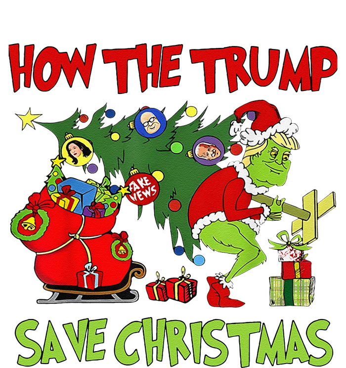 How The Trump Saved Christmas Funny Trump Christmas 2024 T-Shirt