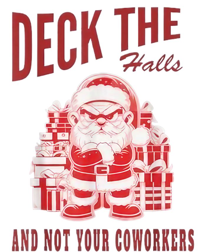 Santa Deck The Halls And Not The Customers Christmas Premium Hoodie