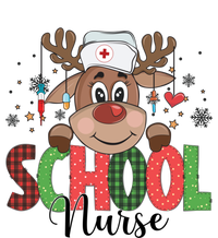 Christmas School Nurse Reindeer Nursing Rn Xmas Gift T-Shirt