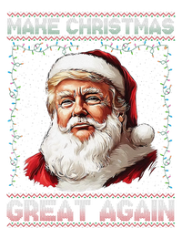 Make Christmas Great Again Funny Santa Trump 2024 Xmas Sustainable Beanie