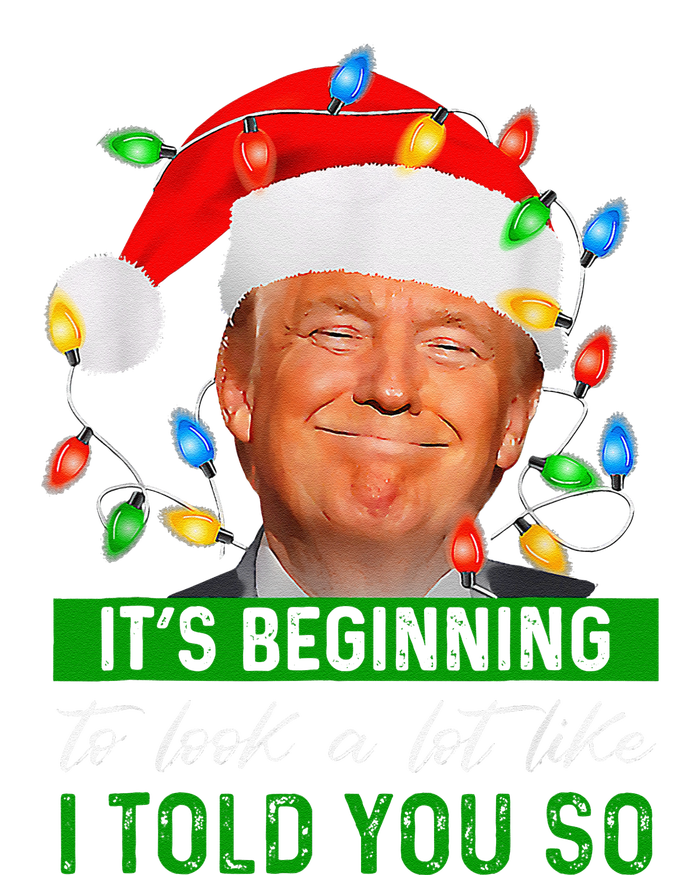 ItS Beginning To Look A Lot Like I Told You So Trump Xmas T-Shirt