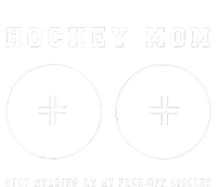 Funny Hockey Mom Stop Staring At My Faceoff Circles Women Sweatshirt