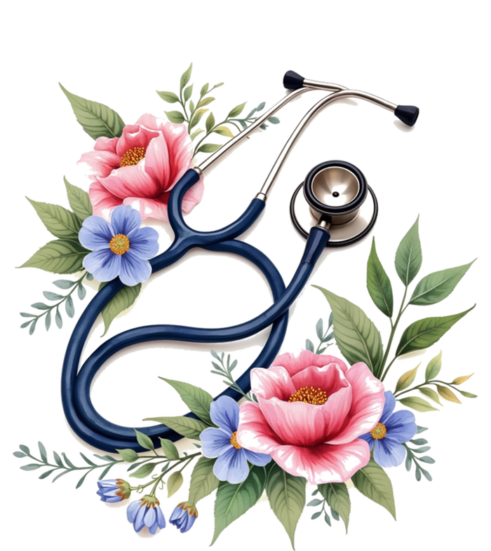 Cute Floral Stethoscope Design For Nurses Doctors Gift Toddler Sweatshirt