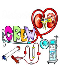 Dialysis Crew Stethoscope Heart Ney Nephrology Technician Gift T-Shirt