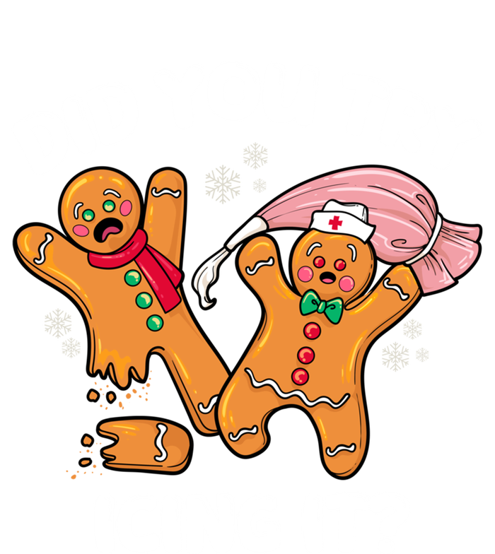 Did You Try Icing It Funny Christmas Nurse Gingerbread Gift T-Shirt