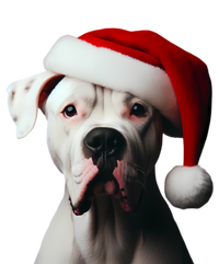 Dogo Argentino With Santa Hat Christmas Dog Owner Lover Mom Great Gift Toddler T-Shirt