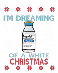 Dreaming Of A White Christmas Propofol Ugly Xmas Gift T-Shirt