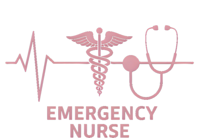 Emergency Nurse Heartbeat Stethoscope Er Nurse Gift T-Shirt