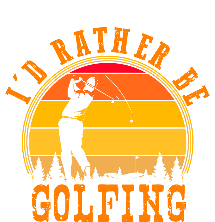 Id Rather Be Golfing Vintage Retro Style Golf Lovers Cute Gift Button