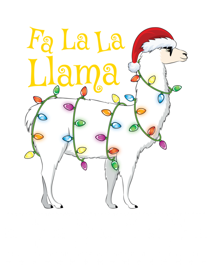 Fa La La Llama Christmas Funny Ugly Christmas Meaningful Gift T-Shirt