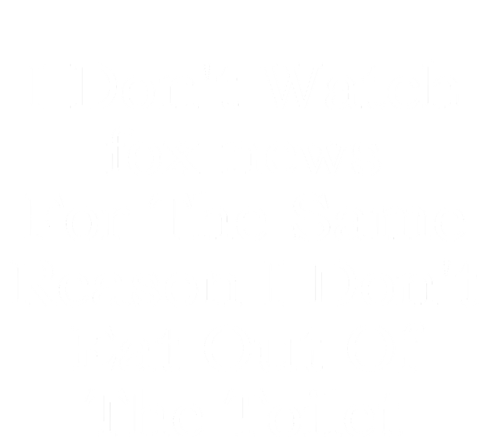 I DonT Watch Fox News PosiCharge RacerMesh Polo