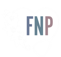 Flower Stethoscope Family Nurse Practitioner Fnp Preceptor Gift V-Neck T-Shirt