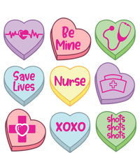 Funny Nurse Conversation Hearts Valentines Day Meaningful Gift Mousepad