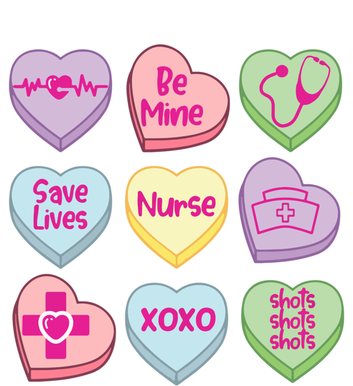 Funny Nurse Conversation Hearts Valentines Day Meaningful Gift Mousepad