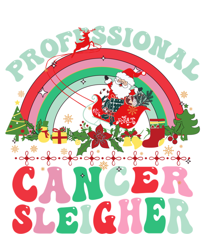 Funny Oncology Nurse Christmas Professional Cancer Sleigher Gift T-Shirt