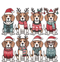 Funny Santa Beagle Christmas Beagle Dog Lover Xmas Dog Mom Great Gift Premium Hoodie