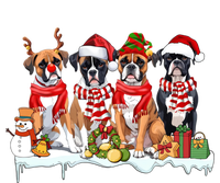 Funny Santa Boxer Dog Christmas Boxer Dog Lover Boxer Mom Gift T-Shirt