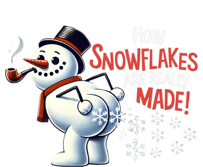 How Snowflakes Are Really Made Christmas Funny Snow Meaningful Gift T-Shirt