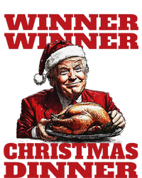 Funny Santa Trump Winner Winner Christmas Dinner Xmas T-Shirt