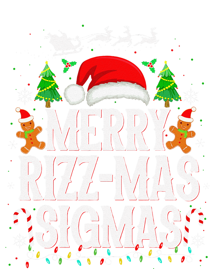 Merry Rizz Mas Sigmas Funny Xmas Santa Christmas T-Shirt