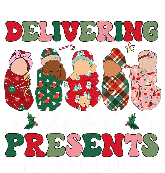 Delivering The Best Presents Labor Delivery Nurse Christmas T-Shirt