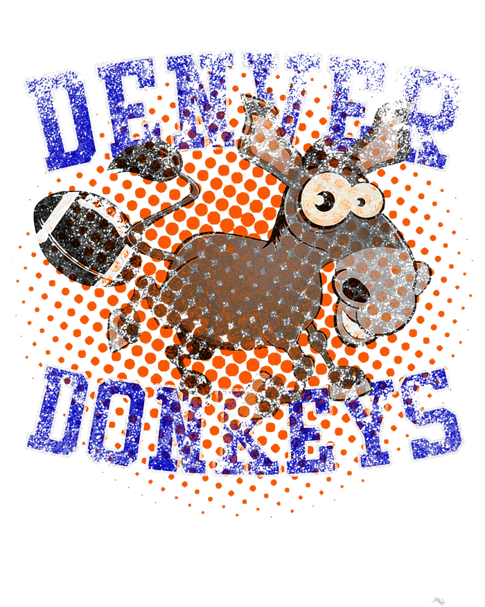 Denver Donkeys Football Womens CVC Long Sleeve Shirt