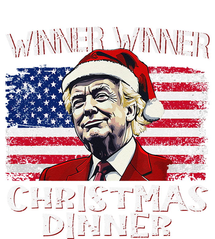 Funny Trump Winner Winner Christmas Dinner Santa T-Shirt