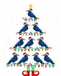 Christmas Tree Lights Santa Hat Elf Crow Xmas Tree Tie-Dye T-Shirt