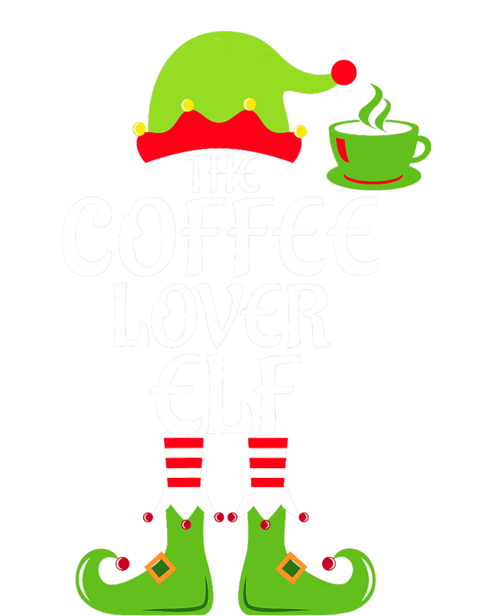 Coffee Lover Elf Matching Family Group Christmas Party Xmas T-Shirt