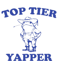 Funny Top Tier Yapper Funny Meme Cowboy Frog Yapping Quote T-Shirt