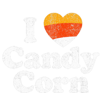 I Love Candy Corn Funny Halloween Retro 80S 70S Costume Toddler Long Sleeve Shirt