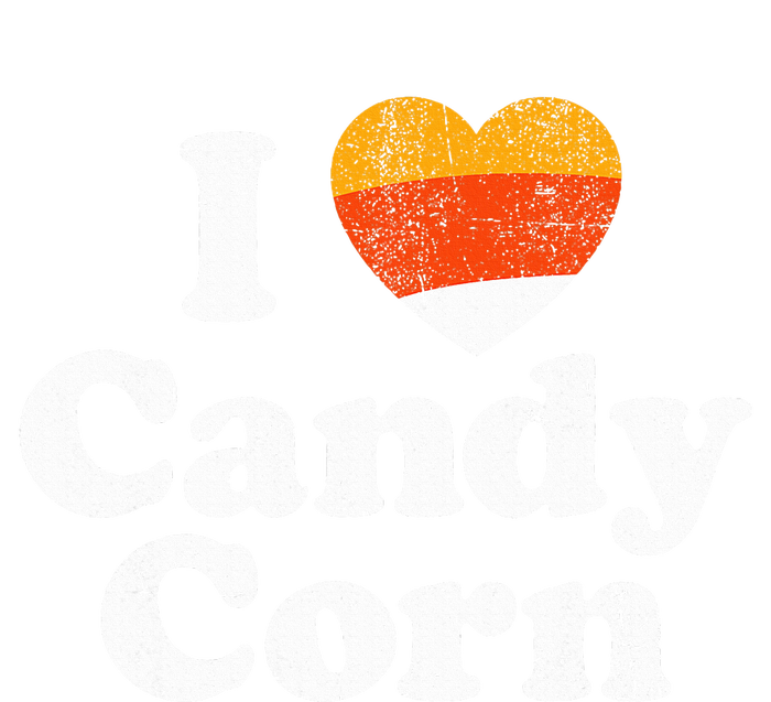 I Love Candy Corn Funny Halloween Retro 80S 70S Costume Toddler Long Sleeve Shirt