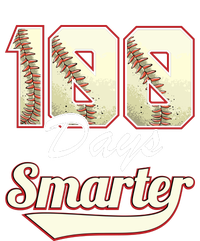 100 Days Smarter Baseball 100th Day Students And Teachers Insulated Varsity Jacket