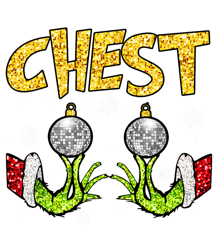 Chest Nuts Matching Chestnuts Funny Christmas Couples Women T-Shirt