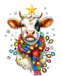 Cow Reindeer Hat Santa Lights Funny Cow Christmas Sustainable Bucket Hat