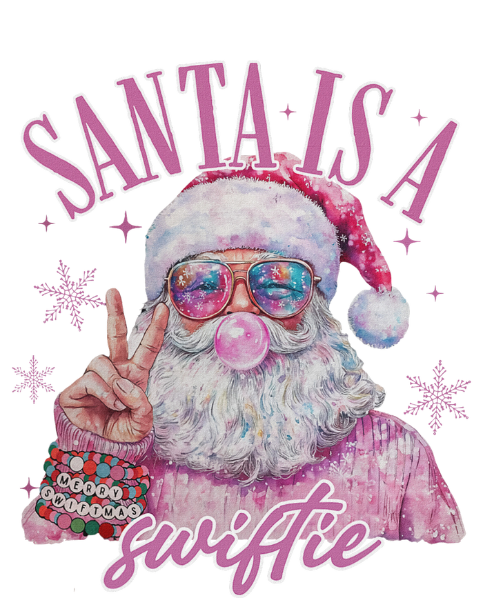 SantaS Favorite Swifty Merry Christmas Groovy Xmas Lights T-Shirt