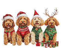 Goldendoodle Christmas Golden Doodle Pajamas For Women City Backpack