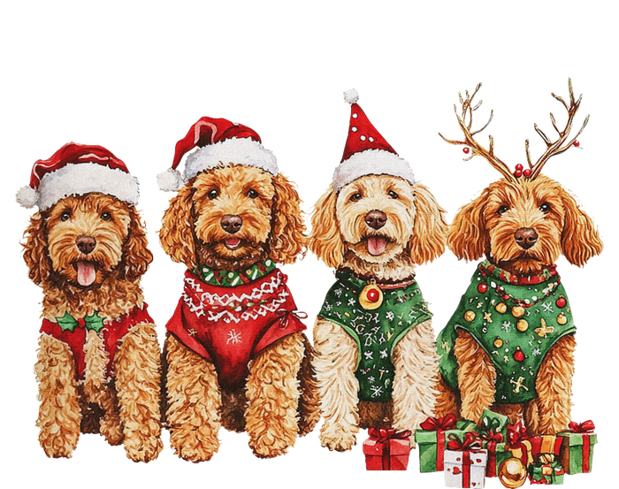 Goldendoodle Christmas Golden Doodle Pajamas For Women City Backpack