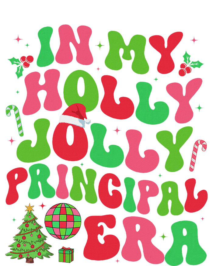 In My Holly Xmas Jolly Principal Era Christmas Job Team Sweatshirt Cinch Pack Bag