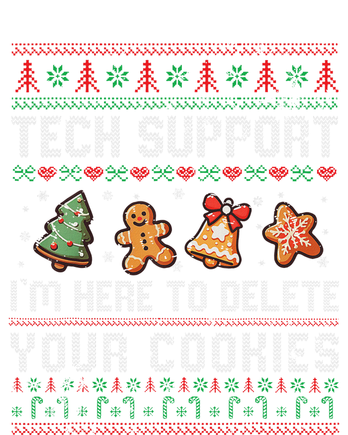 Tech Support IM Here To Delete Your Cookies Christmas Xmas T-Shirt